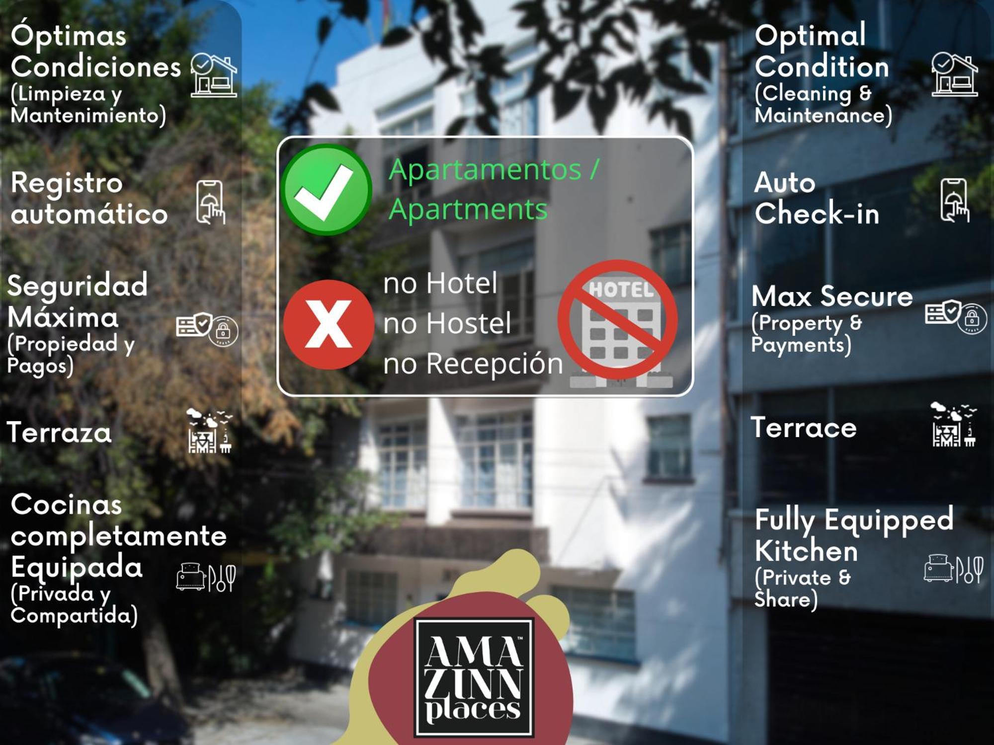 Amazinn Places La Condesa Roma Meksyk Zewnętrze zdjęcie