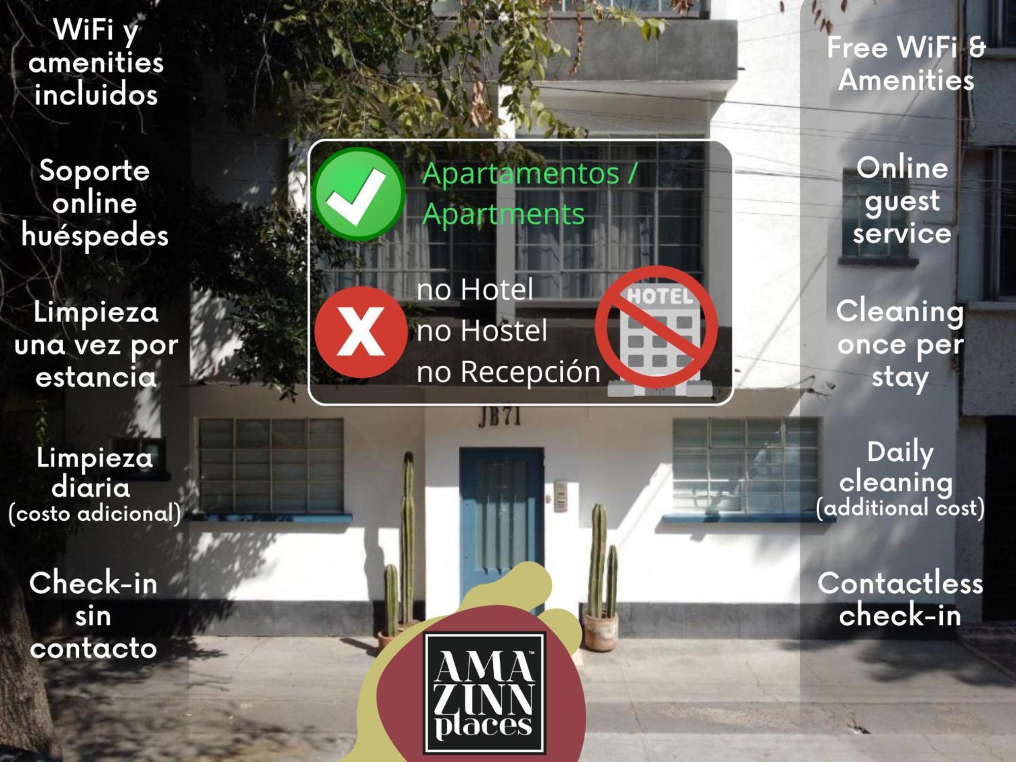 Amazinn Places La Condesa Roma Meksyk Zewnętrze zdjęcie
